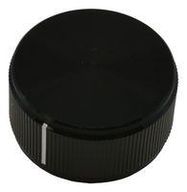 ROUND KNOB WITH SIDE INDICATOR, 6.35MM