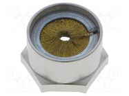 Nut; with earthing; M20; brass; 24mm; Thread: metric; Pitch: 1.5 LAPP