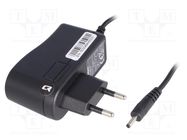 Power supply: switching; mains,plug; 5VDC; 2.1A; 10.5W; 1.5m QOLTEC