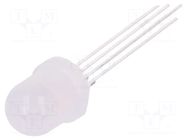 Programmable LED; RGB; 8mm; 1.8÷2.2/2.8÷3.1/2.9÷3.2VDC; -25÷80°C WORLDSEMI