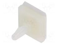 PCB distance; polyamide; L: 4.8mm; self-adhesive,snap fastener DREMEC