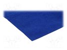 Upholstery cloth; 1500x700x3mm; blue; self-adhesive 4CARMEDIA