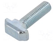 Screw; for profiles; Width of the groove: 10mm; L: 30mm; steel FATH