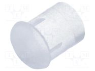 Fiber for LED; round; Ø3mm; Front: convex; straight BIVAR