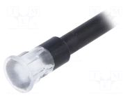 Fiber for LED; L: 152.4mm; round; LC; flexible BIVAR