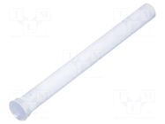 Fiber for LED; Ø5mm; L: 45mm; round; Front: flat; straight MENTOR