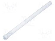 Fiber for LED; round; Ø3.2mm; Front: convex; straight MENTOR