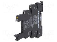 Socket; Ucntrl: 15÷30VDC; for DIN rail mounting; CN SENSATA / CRYDOM