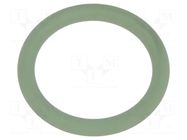 O-ring gasket; FPM; Thk: 1.5mm; Øint: 10mm; PG7; green; -40÷200°C HUMMEL