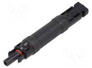 Coupler; IP67; straight; 20A; 10.3x38mm; solar male,solar female NINIGI