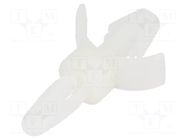 PCB distance; polyamide; L: 4.8mm; snap fastener; natural DREMEC