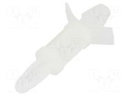 PCB distance; polyamide; L: 12.7mm; snap fastener; natural DREMEC