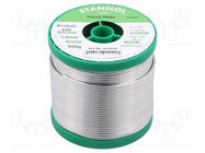 Soldering wire; tin; Sn99,3Cu0,7+NiGe; 1.5mm; 0.5kg; lead free STANNOL