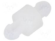 PCB distance; polyamide; L: 3mm; latch/latch; UL94V-2 DREMEC