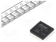 IC: ARM microcontroller; LQFP64; 1.62÷3.6VDC; Ext.inter: 44; Cmp: 1 MICROCHIP TECHNOLOGY