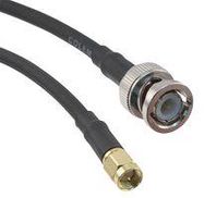 RF COAX CABLE, RG58, SMA-BNC, 1M, BLACK