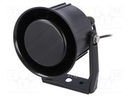 Loudspeaker; 6W; 8Ω; Ø97x66.5mm; 380÷20000Hz; Sound level: 93dB 