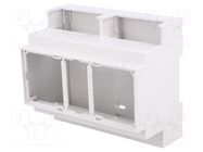 Enclosure: for DIN rail mounting; Y: 90mm; X: 106mm; Z: 53mm; PPO ITALTRONIC