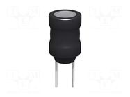Inductor: wire; THT; 15mH; 0.12A; 28.75Ω; ±10%; Body dim: Ø12x15mm FASTRON