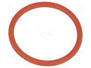 O-ring gasket; VMQ; Thk: 2mm; Øint: 22mm; M25; red; -60÷250°C HUMMEL