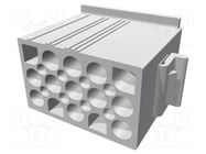 Connector: wire-wire/PCB; socket,plug; male/female; PIN: 15 MOLEX
