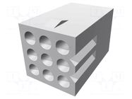 Connector: wire-wire; plug; male/female; PIN: 9; Standard .062" MOLEX