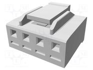 Connector: wire-wire/PCB; plug; female; straight; w/o contacts 