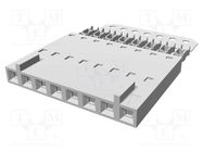 Plug; wire-wire/PCB; female; SL; 2.54mm; PIN: 8; with contacts; IDC MOLEX