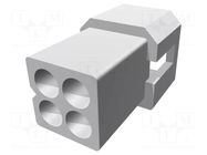 Connector: wire-wire; plug/socket; male/female; PIN: 4; straight MOLEX