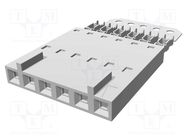 Plug; wire-wire/PCB; female; SL; 2.54mm; PIN: 6; with contacts; IDC MOLEX