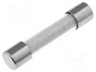Fuse: fuse; 5A; 250VAC; medium time-lag; cylindrical,glass; 5x25mm ESKA
