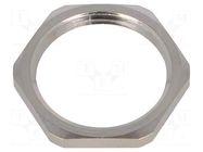 Nut; M25; brass; Thk: 3.5mm; Spanner: 29mm; Thread: metric; Pitch: 1.5 HUMMEL