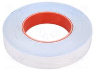 Tape: heat transfer; W: 25mm; L: 33m; Thk: 0.25mm; 0.6W/mK; white 3M