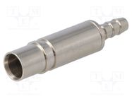 Contact; female; Han-Modular®; with cut-off valve; pipe ID Ø4mm 