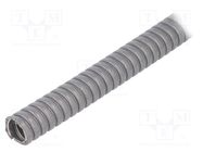 Braid; Size: 17; zinc-plated steel; grey; -25÷80°C; SILVYN® AS-P LAPP