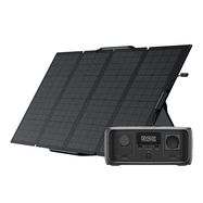 Set: EcoFlow River 3 UPS power station + 160W photovoltaic panel., EcoFlow