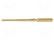 Contact; male; gold-plated; 0.08÷0.22mm2; crimped; for cable HARTING