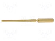 Contact; male; gold-plated; 0.08÷0.22mm2; crimped; for cable HARTING