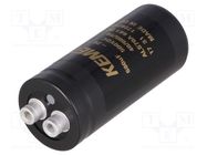 Capacitor: electrolytic; 680uF; 500VDC; Ø36x82mm; Pitch: 12.8mm KEMET