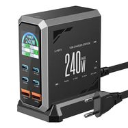 Blitzwolf BW-S31 2xUSB-A, 4xUSB-C, PD, 240W network charger., BliTZWOlF