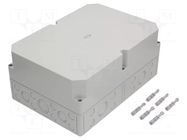 Enclosure: multipurpose; X: 254mm; Y: 361mm; Z: 165mm; TK PS; grey SPELSBERG