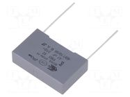 Capacitor: polypropylene; X2; F863; 0.47uF; 310VAC; 26.5x16x7mm KEMET