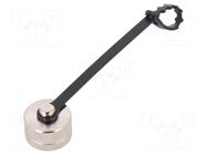 Accessories: protection cover; metal; Plating: nickel AMPHENOL