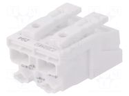 Installation; 24A; 500V; push-in,spring clamp; 0.5÷2.5mm2; ways: 2 WAGO