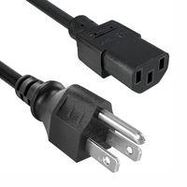 POWER CORD, NEMA 5-15P-IEC C13, 72"