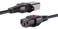 POWER CORD, NEMA 5-15P TO IEC 320 C13, 12FT, 10A