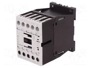 Contactor: 3-pole; NO x3; Auxiliary contacts: NO; 24VDC; 9A; DILM9 EATON ELECTRIC