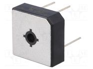 Bridge rectifier: single-phase; Urmax: 400V; If: 50A; Ifsm: 500A DC COMPONENTS