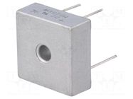 Bridge rectifier: single-phase; Urmax: 800V; If: 25A; Ifsm: 400A DC COMPONENTS