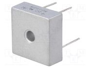 Bridge rectifier: single-phase; Urmax: 800V; If: 15A; Ifsm: 300A DC COMPONENTS